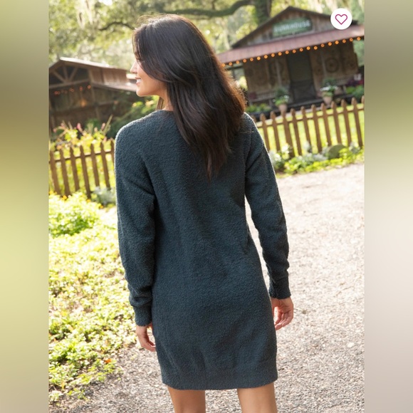 NATURAL LIFE Cozy Up Tunic Soft Fuzzy Casual Pockets Sweater Dress L - Picture 3 of 11